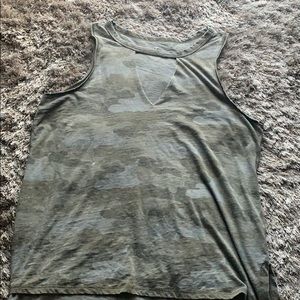 American Eagle Camo Tank Top